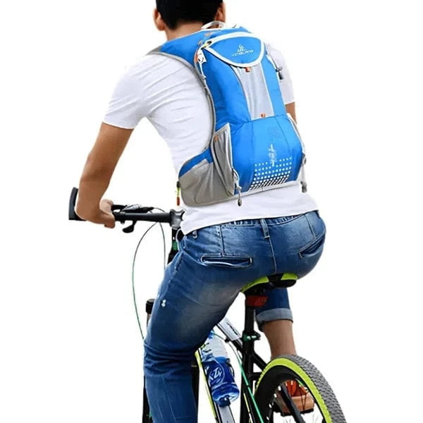 Mochila à prova d'água e multifuncional para ciclistas