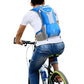 Mochila à prova d'água e multifuncional para ciclistas