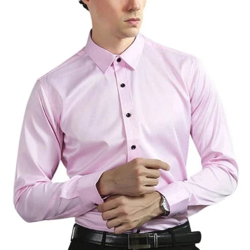 Camisa elástica e sem rugas